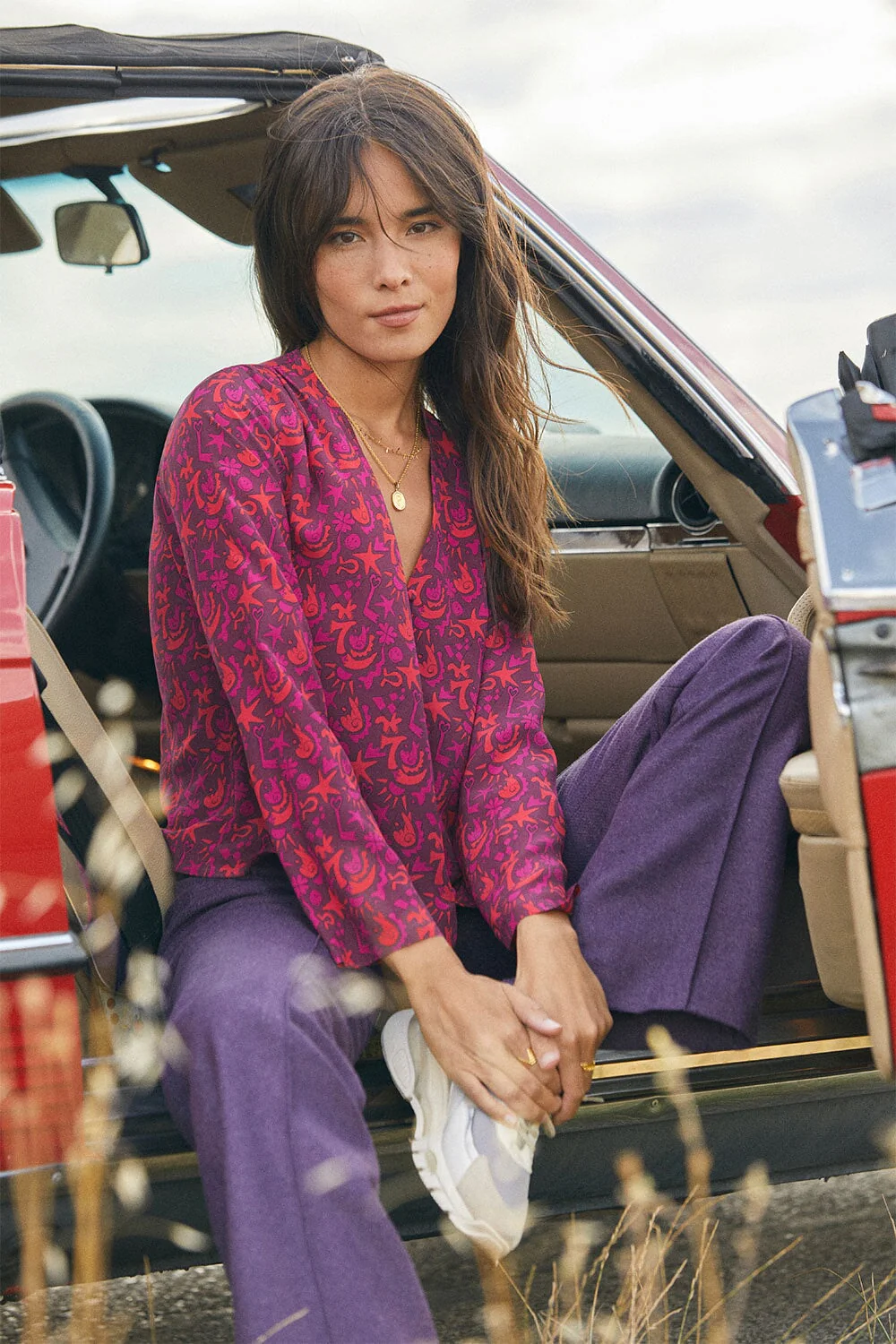 Blouse Envoutante en soie Grigri - Image 6