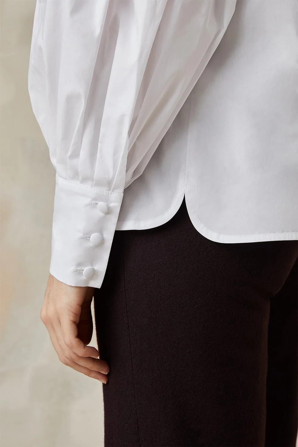 Blouse Fabuleuse en coton Blanc Innocent - Image 6