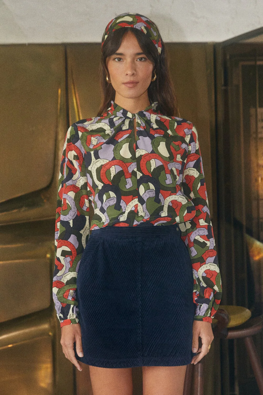Blouse Olympe en soie Pégase - Image 8