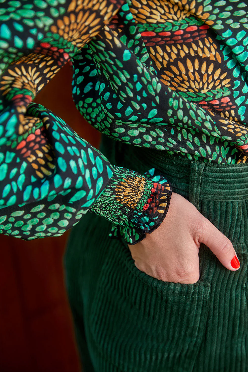 Blouse Séduisante Burger Tropical - Image 5