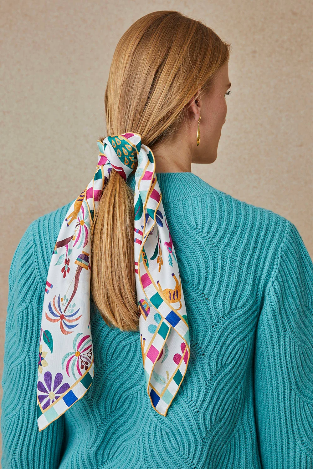 Foulard en soie Jaipur - Image 5