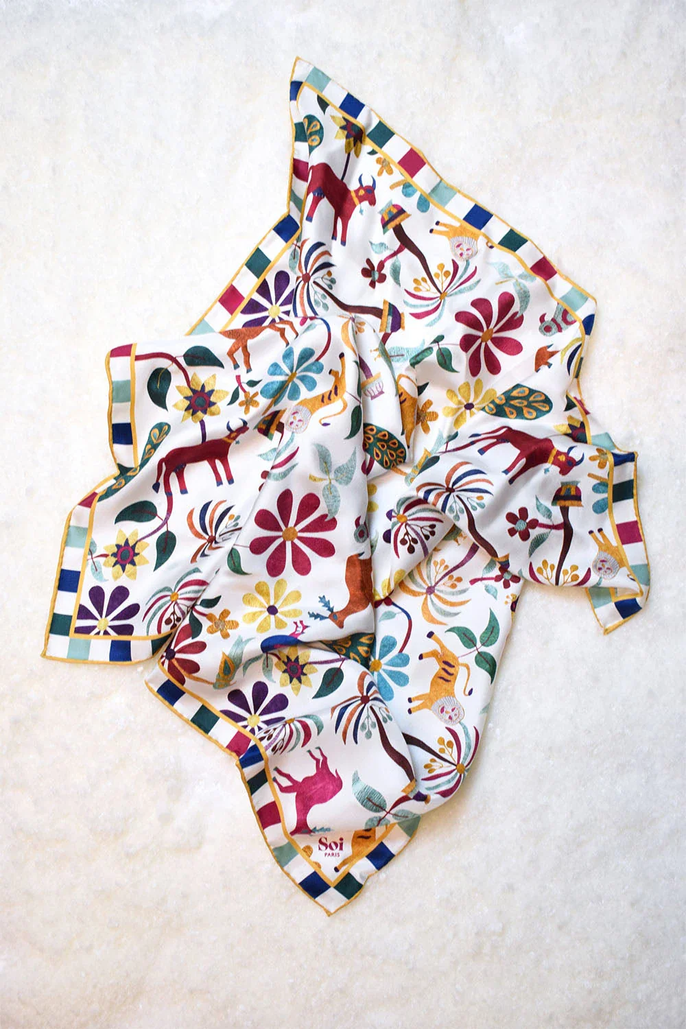 Foulard en soie Jaipur - Image 6