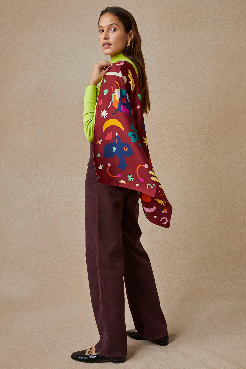 Foulard en soie Soi x Leona Rose - Image 3