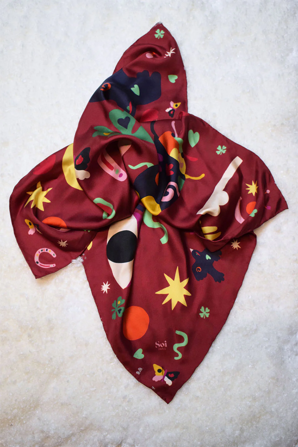 Foulard en soie Soi x Leona Rose - Image 7