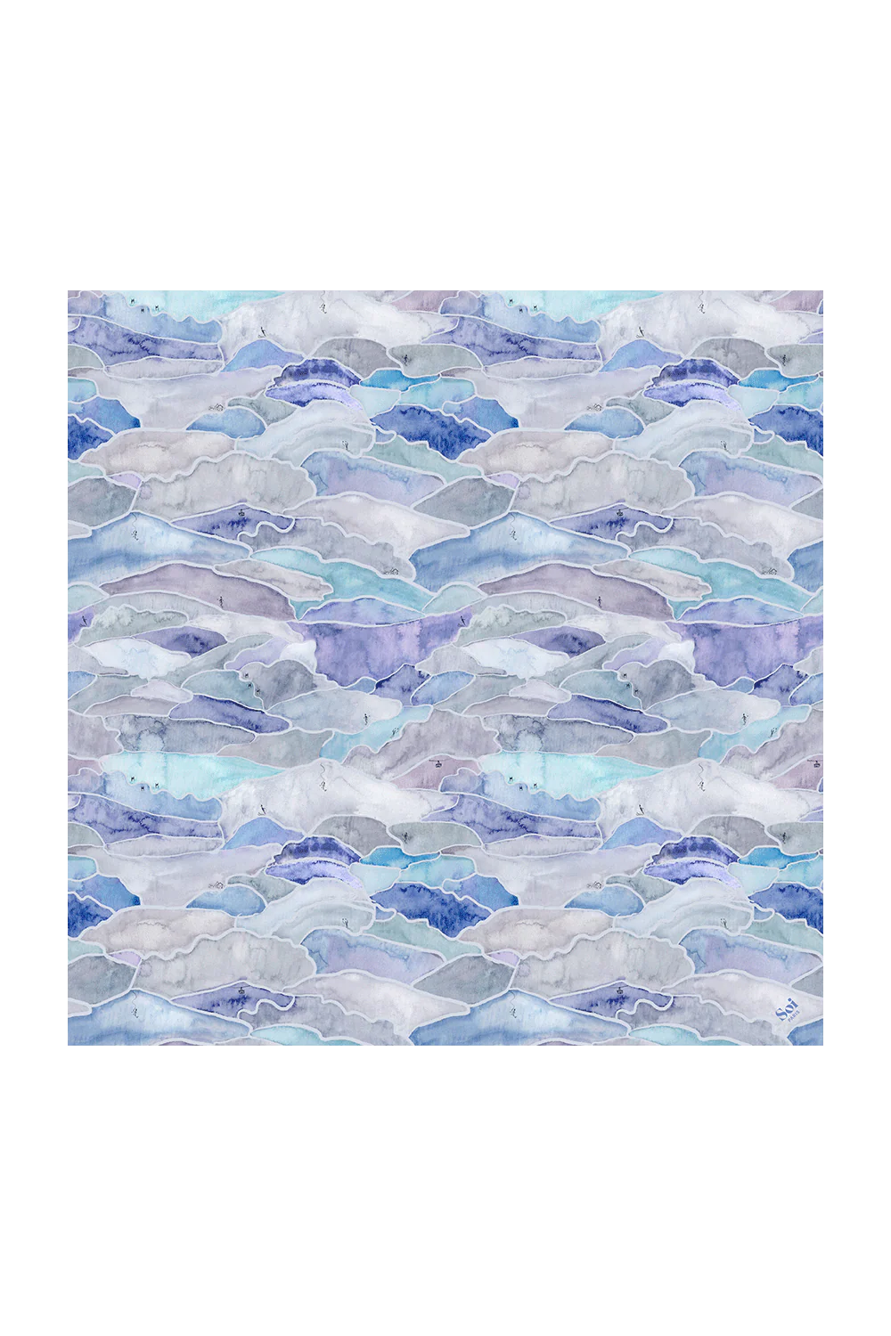 Foulard en soie Givre - Image 6