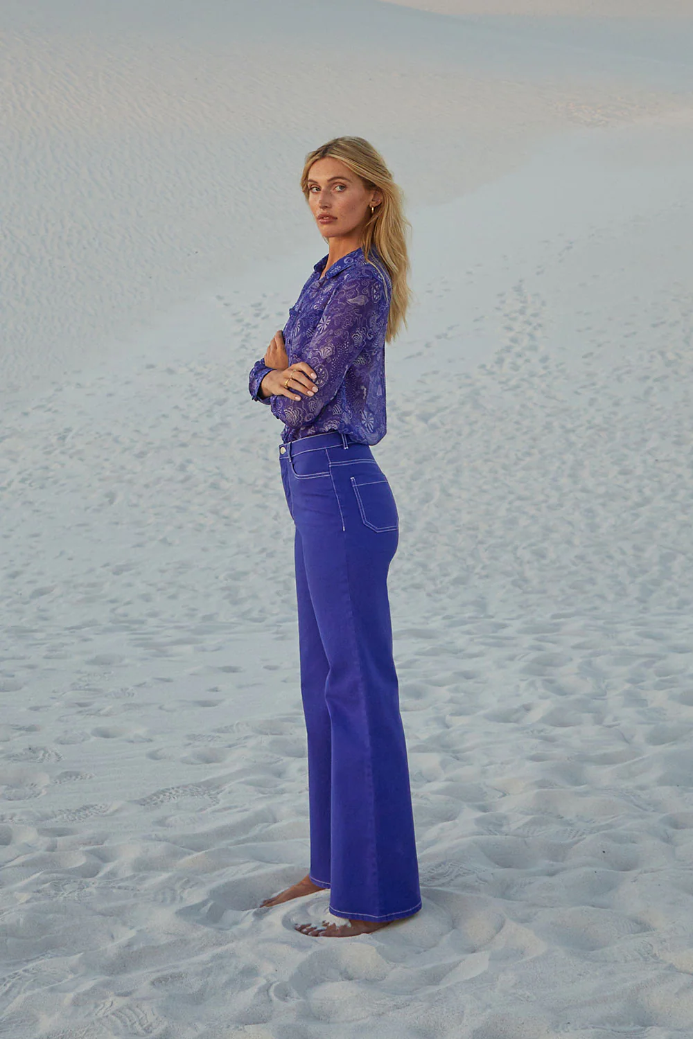 Pantalon Idéaliste Violet Royal - Image 5