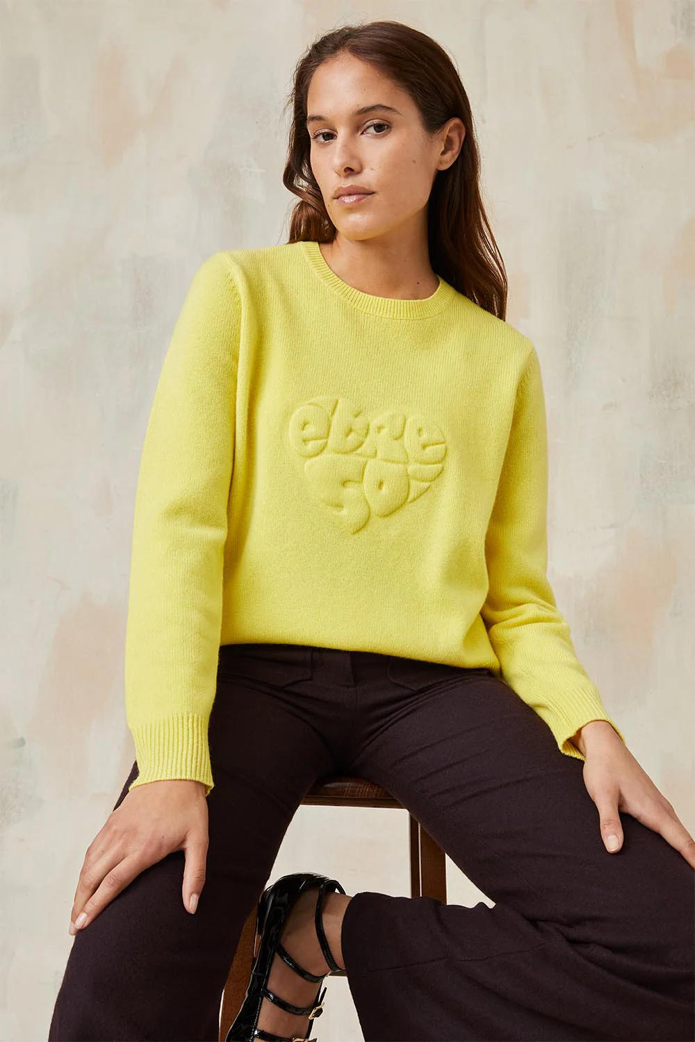 Pull Jaune Pop