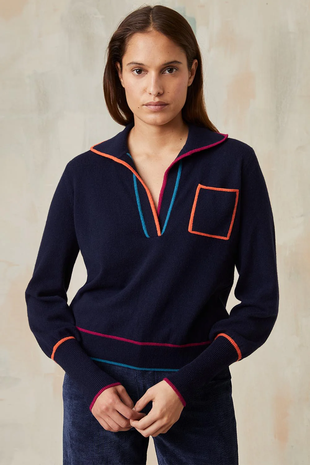 Pull Paolo Bleu Profond - Image 3