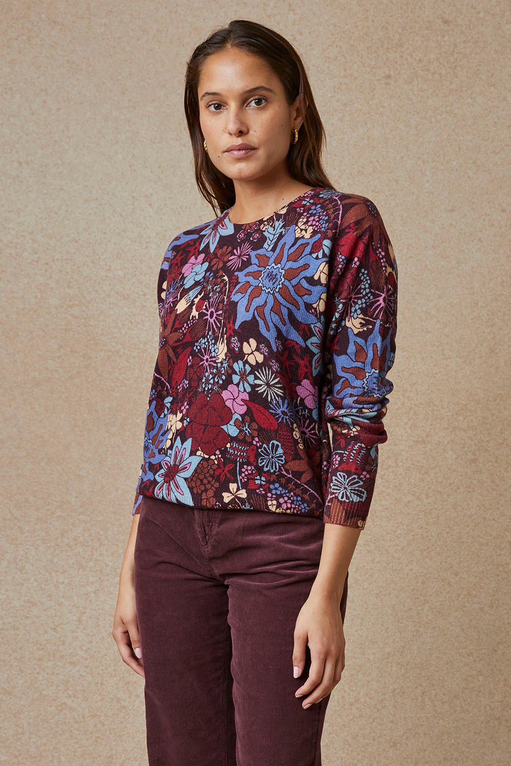 Pull Trèfle Rubis en Laine - Image 5