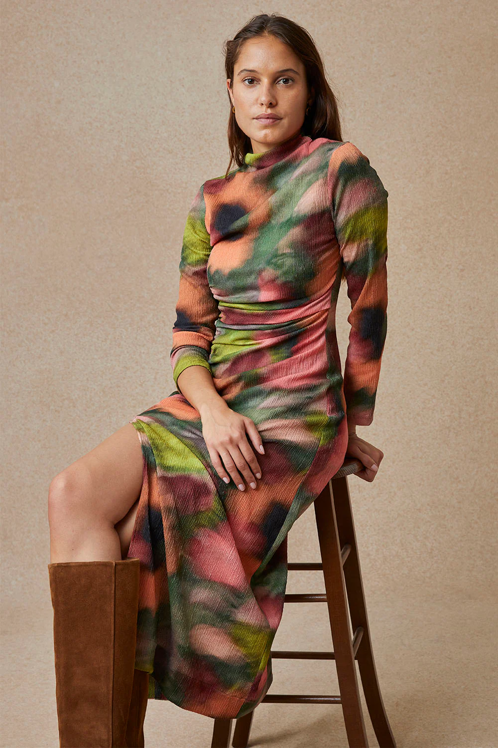 Robe Allure Flora Sauge - Image 5