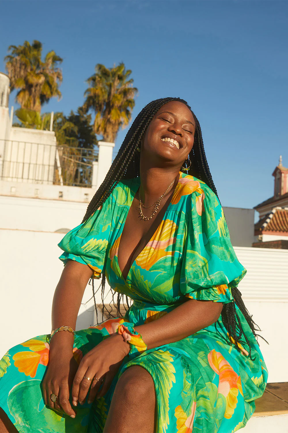 Robe Bohème imprimé Carnaval de Rio - Image 3