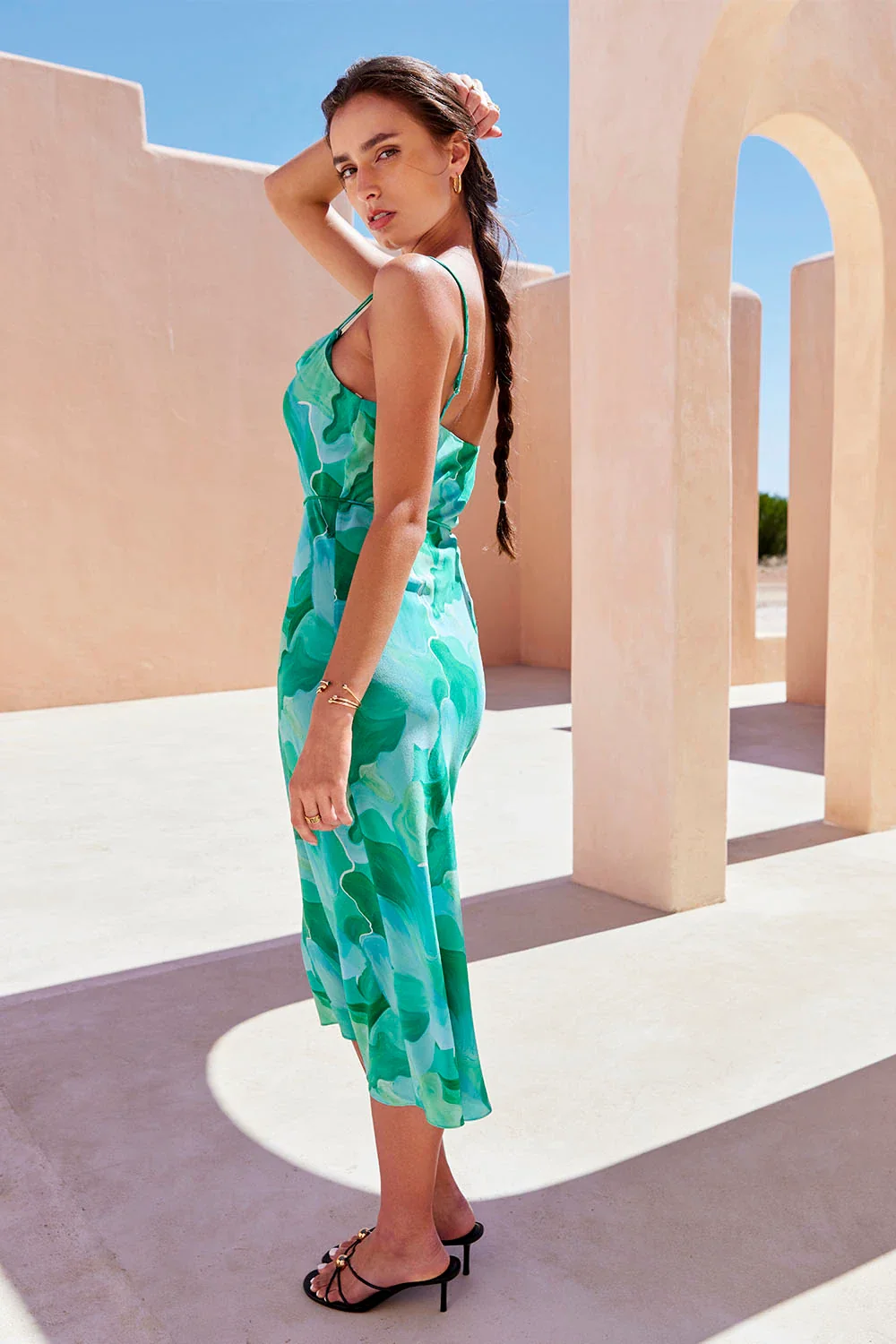 Robe Fatale en soie Provence - Image 7