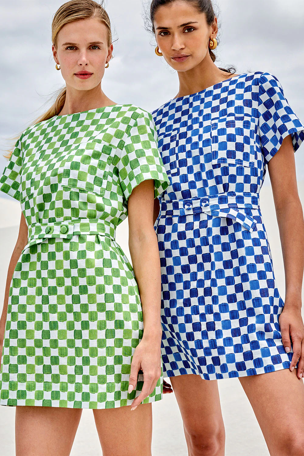 Robe Gaïa Echec et Mat Bleu - Image 2