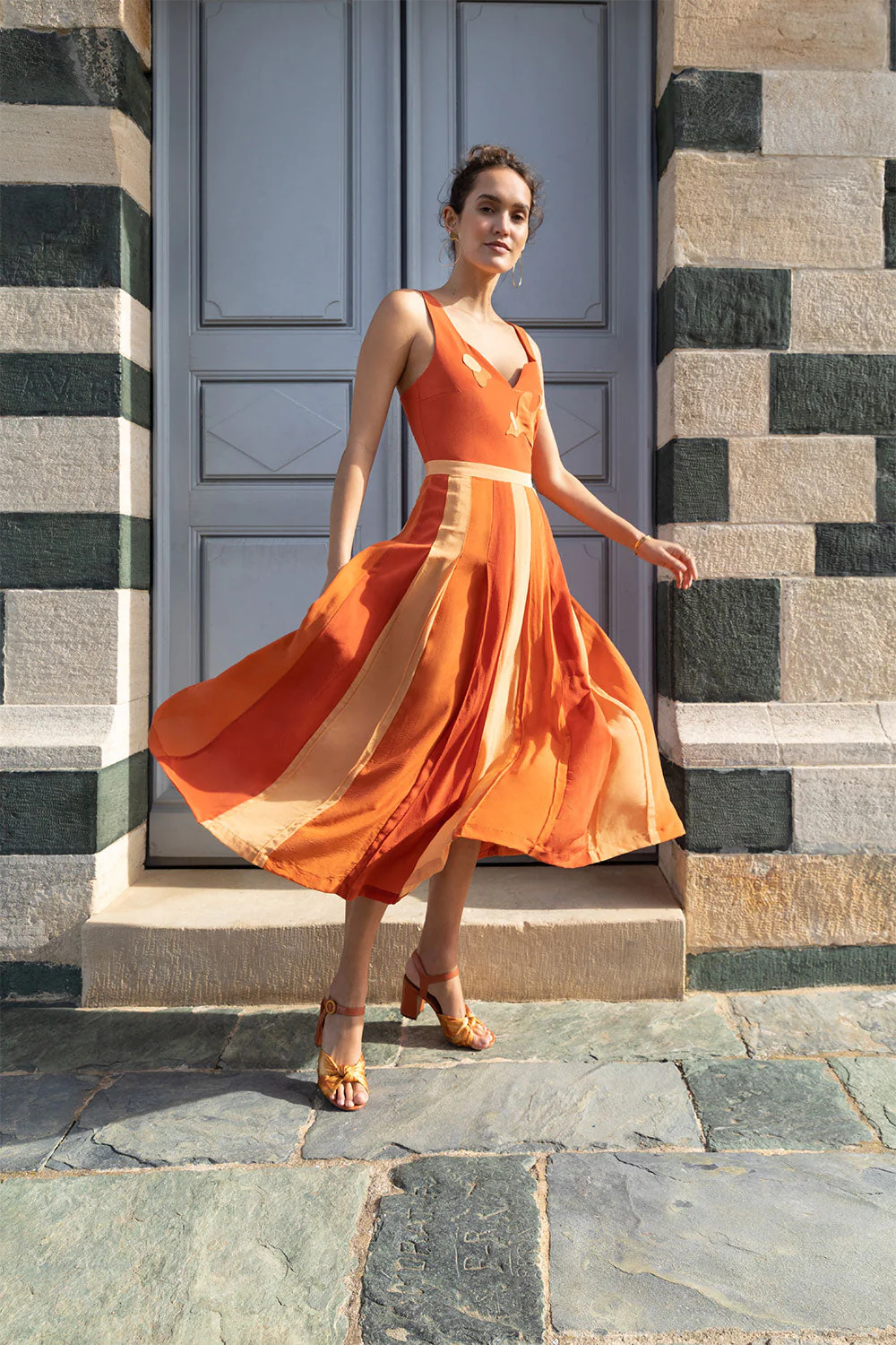 Robe en soie Hibiscus - Image 10