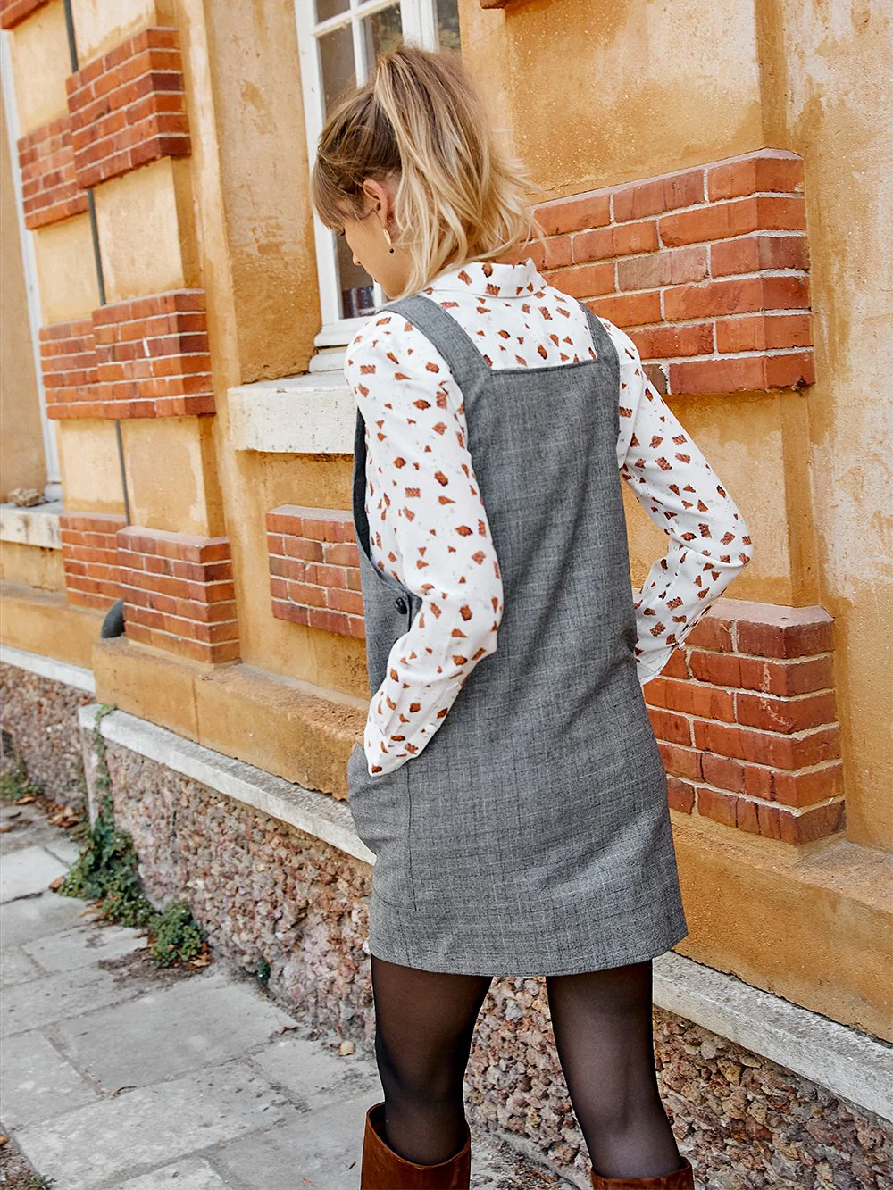 Robe Salopette Carreaux - Image 6