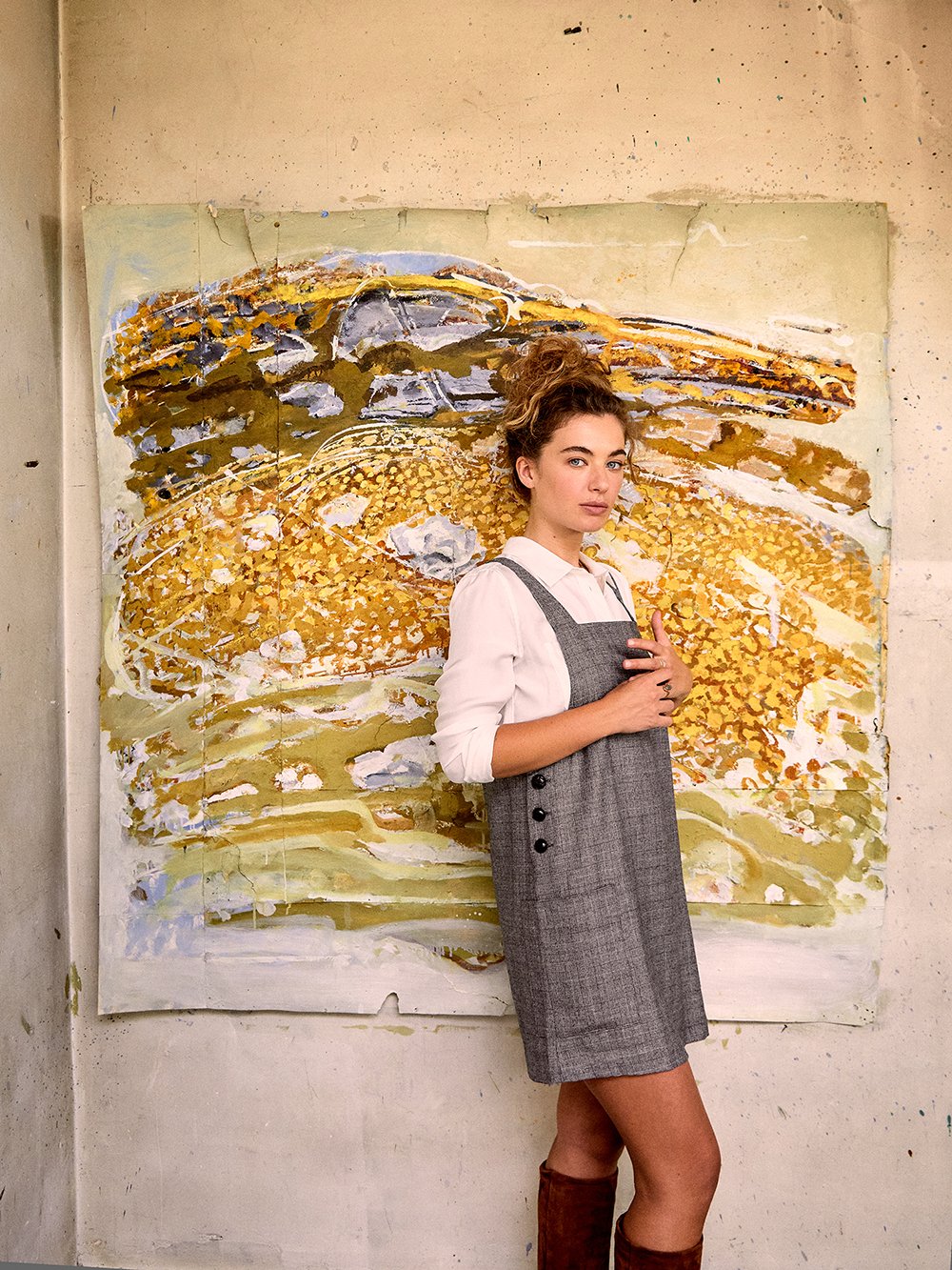 Robe Salopette Carreaux - Image 7