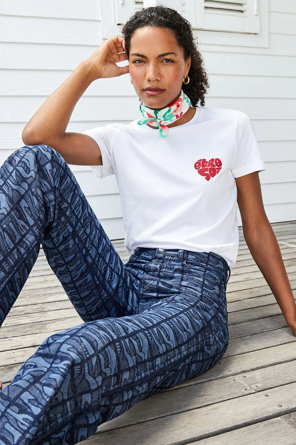 T-shirt en coton Être Soi - Image 4
