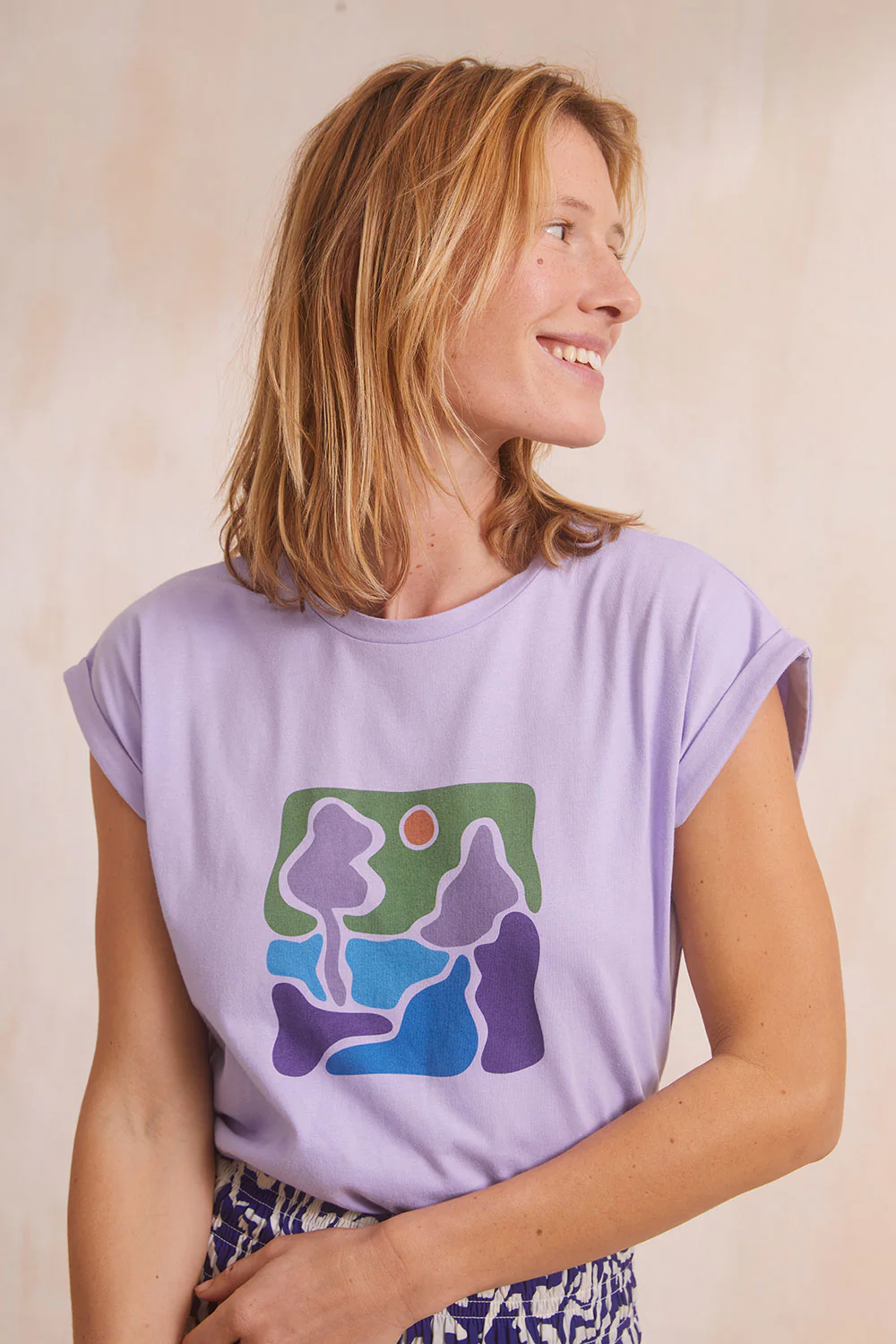 T-shirt Landscape Lavande - Image 5