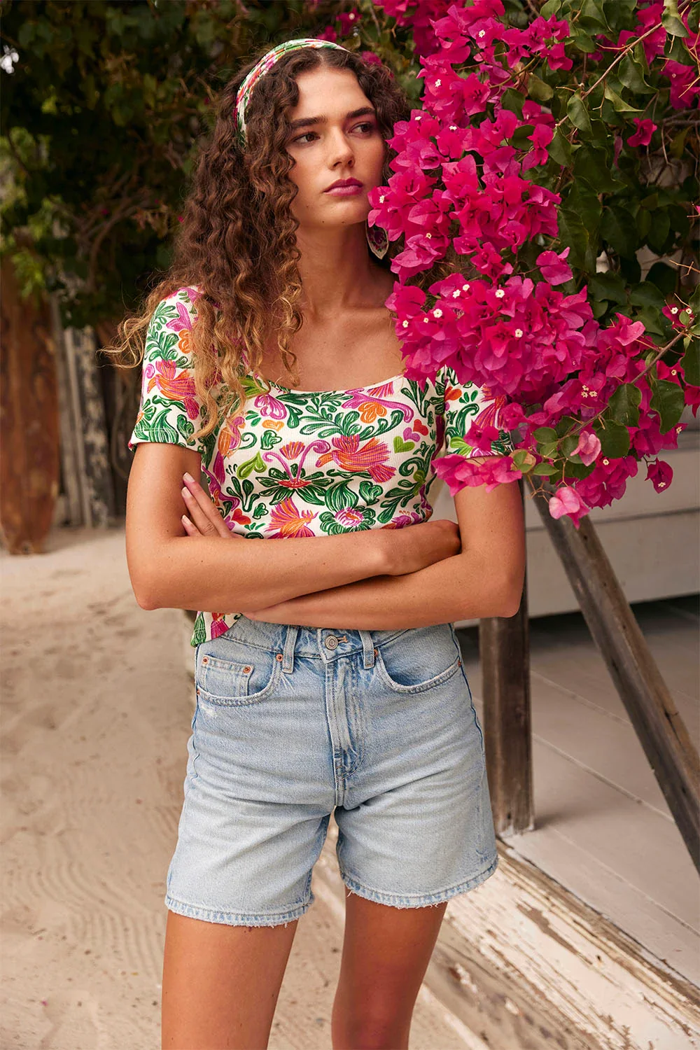 T-shirt Paresseuse en coton Copacabana - Image 5