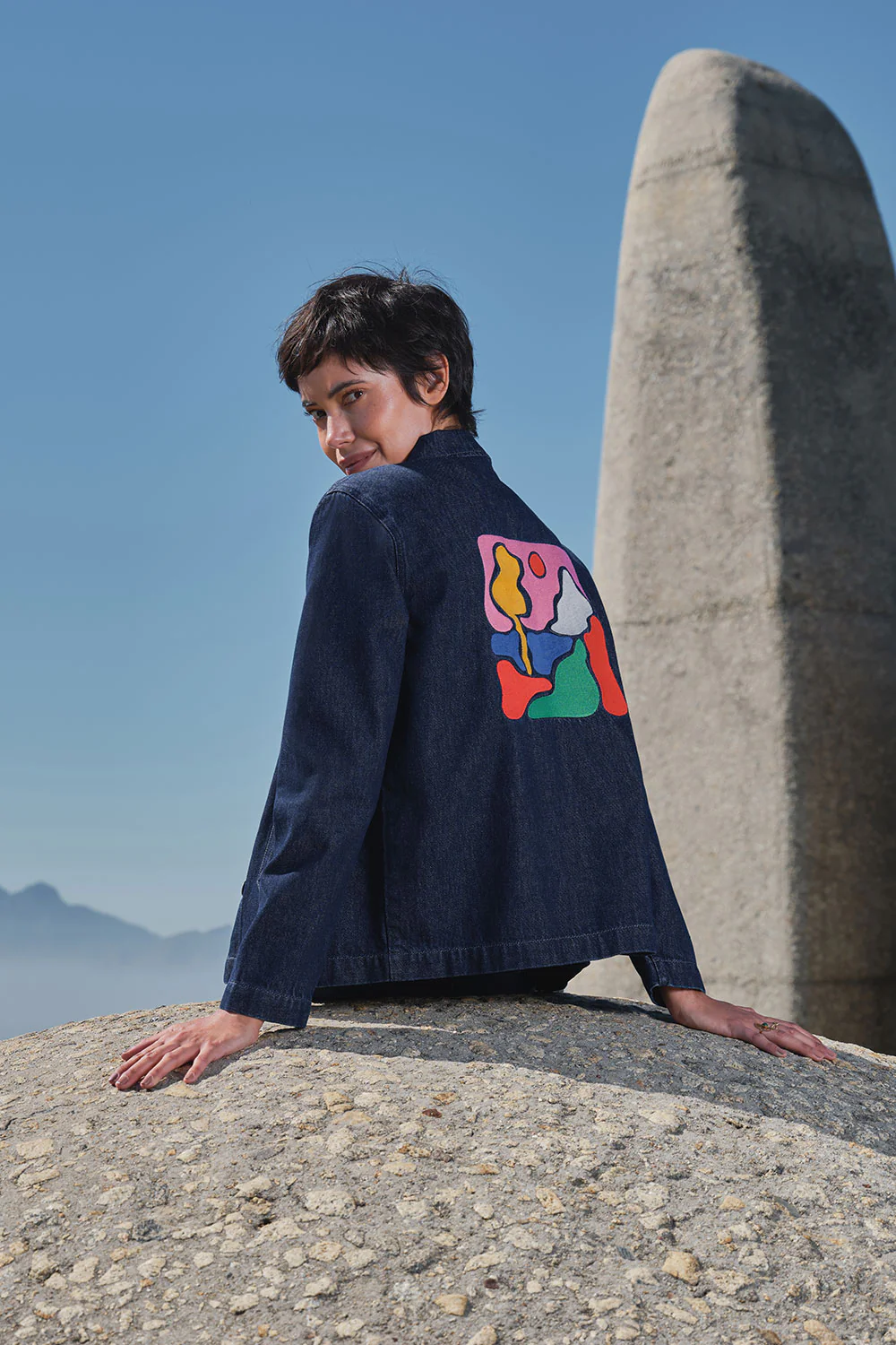 Veste Landscape Denim Brut - Image 6