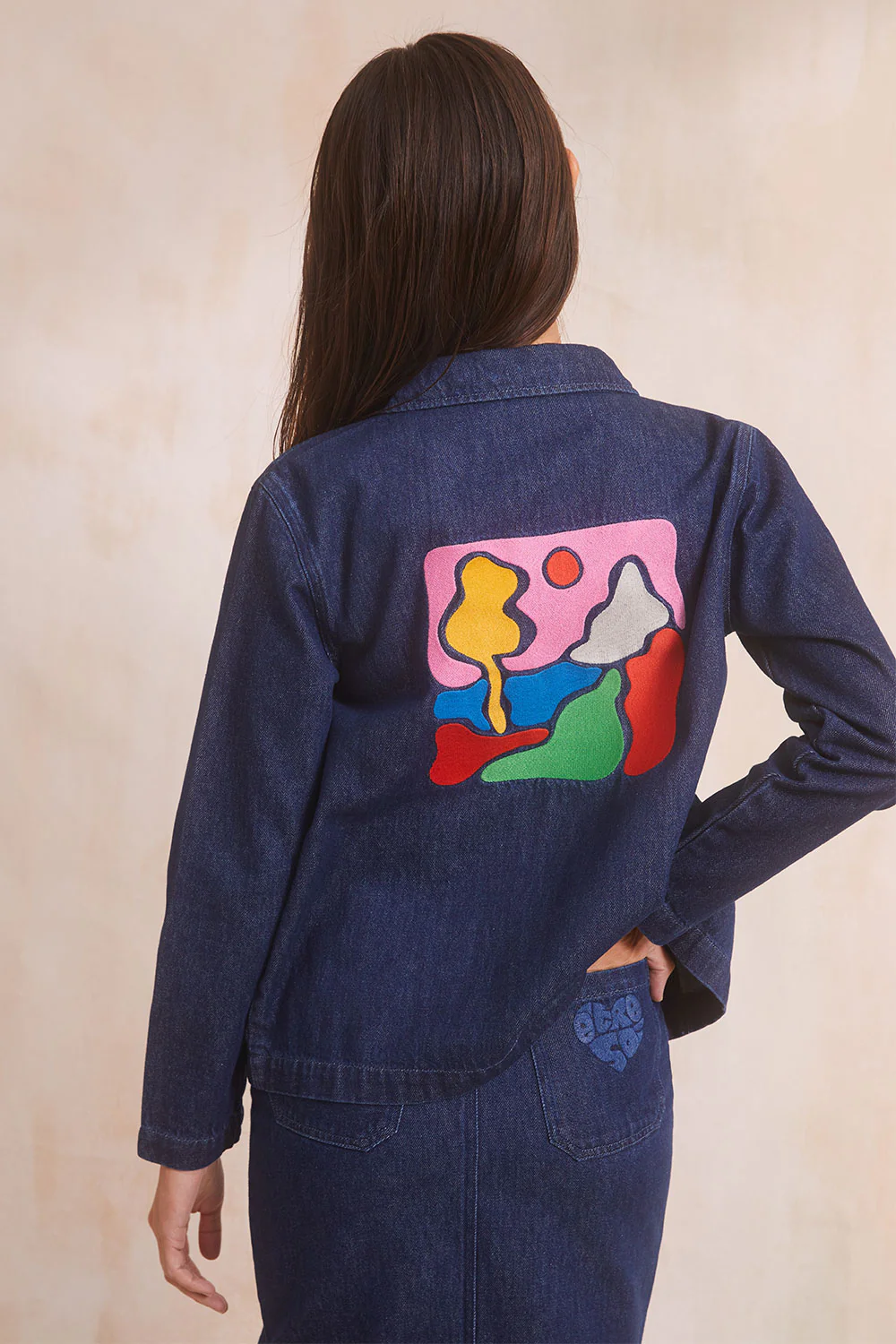 Veste Landscape Denim Brut - Image 7
